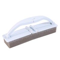 Nordic Style Folding Bathroom Sponge Brush Window Glass Cleaner Cleaning Brush for Washing Windows Bathtub Kitchen Wall Home Ceramic Tile Floor Household Cleaning Tools (Blue)