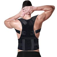 Back Braces Magnetic Correction Belt Adjustable Comfort Invisible Back Humpback Kyphosis Posture Corrector Harness for Unisex