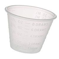 Medicine Cup (Polyethylene), 100 Count, 1 Ounce, Clear (New Version)