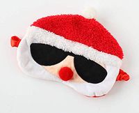 Funny Eyeshade， Sleep Mask for Sleeping - Your Best Travel Sleeping Helper ，Eyeshade for Men Women Kids (Santa Claus)