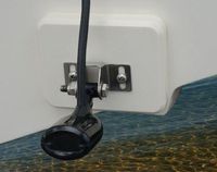 Stern Saver Glue-on transducer mounting System for Raymarine Fish Finder (Ivory)