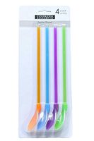 4 Count Cooking Concepts Spoon Straws (Pack of 2)