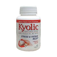 2 Packs of Kyolic Aged Garlic Extract Stress And Fatigue Relief Formula 101 - 100 Tablets