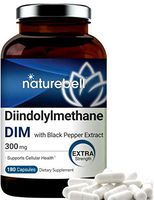 DIM Plus as Diindolylmethane, 300mg, 180 Capsules, with Black Pepper for Better Absorption, Supports Menopause Relief, No GMOs