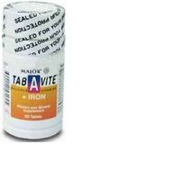 Tab-a-Vite with Iron, Tablet, 100ct