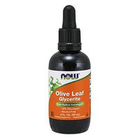 NOW Supplements, Olive Leaf Glycerite Liquid, 18% Oleuropein, Dropper Included, Free Radical Scavenger*, 2-Ounce