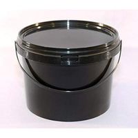 Hydrogarden 5, 10, 20, 25 Or 33 Litre Black Buckets With Lids Hydroponics Diy Dwc Carry ( Pack Of 1 ) (5 Litre)