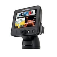 RAYMARINE RAY-E70085-GLD / Dragonfly Chartplotter/Fishfinder w/ US Gold Charts, MFG# E70085-GLD, CHIRP Sonar w/ 200KHz narrow beam and 350KHz wide beam, 5.7" LCD. Includes Navionics Gold charts for US waters, transom mount transducer, and tilt/swivel