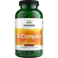 Swanson Super Stress Vitamin B-Complex with Vitamin C 240 Caps