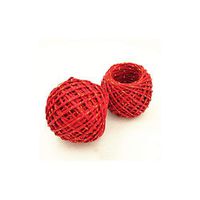 Holiday-Online-Store 20M 4Colors Natural Paper Rope Gift Box String Rope Floral Craft Wedding Birthday Party Tags Wrap Decoration Party Supplies Gift,Red