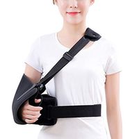 WANG Arm & Shoulder Support Sling Shoulder Immobilizer Elbow Arm Support for Broken Arm,Wrist, Elbow,Shoulder Injury,30°ofabduction,L