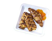 [50 COUNT] 9.5" inch Disposable Square Compostable White Plates - Bagasse Recycled Natural Sugarcane Fiber Eco Earth Friendly Contemporary Sturdy Dinner Appetizer Paper Plastic Alternative Plate Set