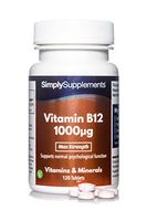 Vitamin B12 1000mcg Tablets Perfect for Vegetarians & Vegans | UK Manufactured