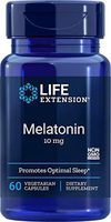 Life Extension Melatonin, 10 mg, Capsules, 60-Count Pack of 2