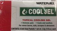 CoolJel Topical Cooling Jel Waterjel 6 Unit Dose Packets 1/8 oz