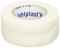 Lightplast Pro Tearable Adhesive Stretch Bandage, White, 1 Inch x 5 Yard