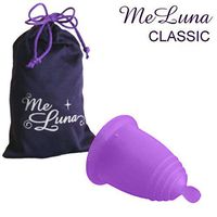MeLuna Classic Menstrual Cup with Ball Handle (Small, Purple)