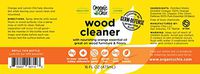 Organic Chix wood cleaner and surface Cleaner, non-streaking, leaves no build-up of sticky residue 16 ounce bottle