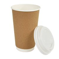 Earth's Natural Alternative ECCLID16 Coffee Cup Hot, 50 count with lid