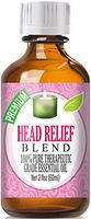 Head Relief Essential Oil Blend - 100% Pure Therapeutic Grade Head Relief Blend Oil - 30ml