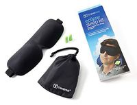 Travelrest Tranquility Best Sleep Mask with Ear Plugs & Carry Pouch