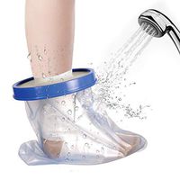 Aozzy Waterproof Cast Cover Leg for Shower Bath Watertight Cast Covers for Adult Broken Surgery Foot and Ankle Reusable