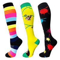 Compression Socks for Women & Men 20-30mmHg Best Knee High Stockings for Running Nurses Hiking Cycling Recovery