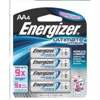 AA e2 Lithium Battery Retail Pack - 4-Pack