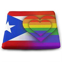 Seat Cushion for Office Chair, Puerto Rico LGBT Pride Home Office Decoration Square Seat Cushion Seat Chair Pad for Truck Driver,Kitchen Chairs,Car,Office