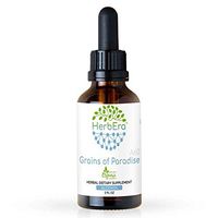Grains of Paradise A60 Alcohol Herbal Extract Tincture, Super-Concentrated Organic Grains of Paradise (Aframomum melegueta) Dried Seeds (2 fl oz)