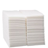 500 Count Luxury Linen Feel Disposable Guest Hand Towels in Bulk, Soft & Absorbent Cloth Like Paper Napkin for Bathroom, Kitchen, Weddings, Parties, Dinners or Events, White by eDayDeal