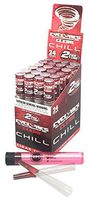 Cyclones Red Chill Flavored Pre Rolled Cones Clear (24 Packs/Full Box) with Rolling Paper Depot Kewl Tube