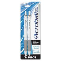 Wholesale CASE of 25 - Pilot Acroball .7mm Retractable Pens-Acroball Pens, Retract, .7mm, 2/PK, WE-Asst Barrel/BK Ink