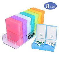Large Pill Organizer, 7 Day Weekly Pill Box (2 Times a Day) BPA Free Travel Case to Hold Vitamins,Pills,Fish Oil, Supplements and Medication