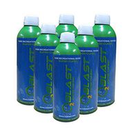 95% Pure Oxygen Supplement, Quick Recovery for Exercise, Hangovers, and Altitude Sickness. Sanitary flip top Cap (9 Liter Oxygen Canister - 6 Pack - All Natural)