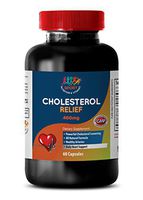 Blood Pressure Herbal Supplement - Cholesterol Relief Formula - Cholesterol Blocker - 1 Bottle (60 Capsules)