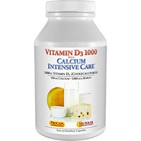 Andrew Lessman Vitamin D3 1000 Plus Calcium Intensive Care 60 Capsules – Essential for Calcium Absorption, Supports Bone Health, Healthy Muscle Function. Gentle, Easy-to-Absorb. No Additives