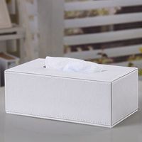 T-ZJHC Hotel Napkin Carton Tray Creative Home, White 1661, 25.00 14.00 9.50cm