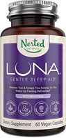 Luna | #1 Sleep Aid on Amazon | Naturally Sourced Ingredients | 60 Non-Habit Forming Vegan Capsules | Herbal Supplement with Melatonin, Valerian Root, Chamomile | Sleeping Pills for Adults