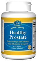 Nature's Blessing Healthy Prostate Softgels, Clinical Strength Saw Palmetto, Beta-Sitosterol & Lycopene, 90 Softgels