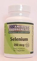 Selenium 200 MCG American Supplements 60 Caps