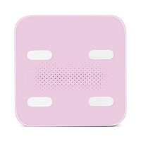 WPCBAA Bluetooth Body Fat Scale Smart BMI Scale Digital Bathroom Wireless Weight Scale, Body Composition Analyzer with Smartphone App Electronic Weight Scale (Color : Pink)