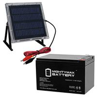 Mighty Max Battery 12V 12AH Battery for Dart Electrics Veloce + 12V Solar Panel Brand Product