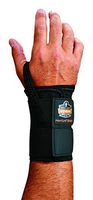 Ergodyne ProFlex 4010 Double-Strap Right Wrist Support, Black, Medium