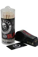 RAW Organic 1 1/4 Pure Pre-Rolled Cones with Filter (80 Pack + Cone Filler)