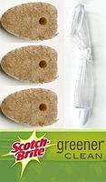 Scotch-Brite Non Scratch Dishwand Plus Scrub Sponge Refiils Greener Clean Eco Friendly Fillable Scrubber