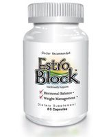 Estroblock - 60 Capsules, DIM and Indole 3-Carbinol for Natural Hormonal Hormone Balance, Acne - Anti Toxic Estrogen Aromatase Inhibitor Blocker. Soy-Free, Dairy-Free, Non-GMO