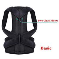 Adjustable Humpback Spine Posture Corrector Protection Back Shoulder Support Posture Therapy Belt,Basic Type,L