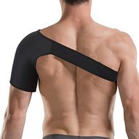 Filfeel Shoulder Brace, Adjustable Shoulder Support with Pressure Pad for Injury Prevention, Sprain,Soreness,Tendinitis, and Bursitis by (M42-45cm)