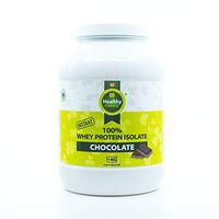 Healthy Choice 100% Whey Protein Isolate Chocolate, Non-GMO, Sugar Free, Kosher, 2.2lbs, Quick Absorption, Instant, Part of a Healthy Diet